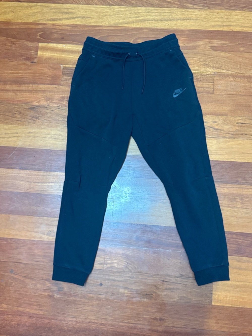 Nike Tech Fleece Black Kids Fleece Jogger Pants